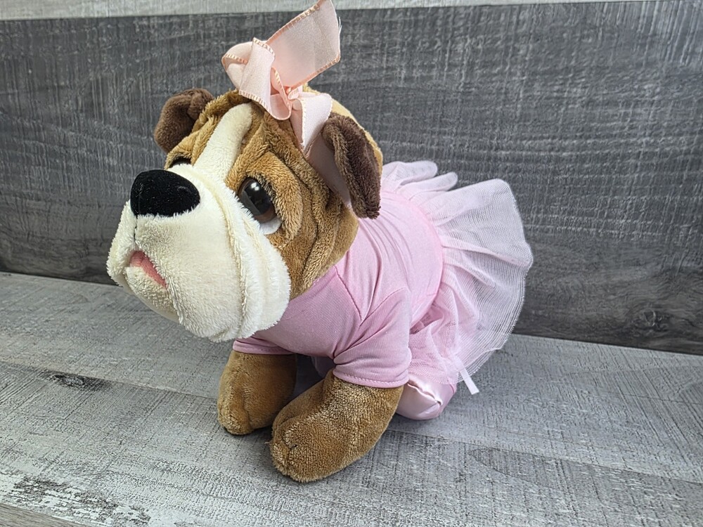 Russ Zelda Wisdom "TuTu Ador-a-bull" Bulldog Plush 2005 11” Stuffed Animal g61